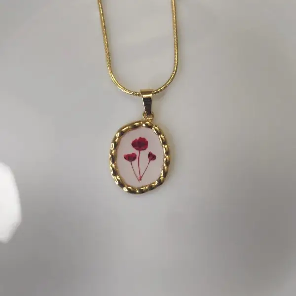 Crimson Bloom Necklace