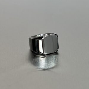 Midnight Sovereign Stainless Steel Ring